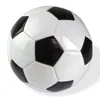 A standard black and white soccer ball on a white background. Produktbild-Vorschau