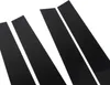 6pcs B - Montants avec fenêtre extérieure noire brillante Voir les images du produit 3