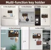 Schlüsselbrett Schlüsselablage Wand,Mail Organizer für Produktbild-Vorschau 5