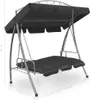 vidaXL Balancelle de jardin avec fonction lit et toit Voir les images du produit 11