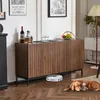 Flieks Sideboard Kommode mit 3 Türen, Anrichte 150x40x80 Produktbild-Vorschau 1