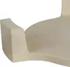A close-up view of a beige ceramic deflector stone or pizza stone, showing its textured surface and curved edge. Produktbild-Vorschau
