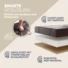 CASARIA® Sitzbank mit Stauraum, Braun – Faltbar, 115 x 40 x Produktbild-Vorschau 4