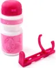 Set cestino bici borraccia e campanello per bambini rosa Anteprima dell’immagine prodotto 2