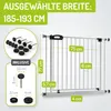BOMI® Kinderschutzgitter 63-251 cm ohne Bohren | Zum Produktbild-Vorschau 2