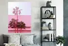 MuchoWow® Poster Palme - Garten Poster - Rosa 90x120 cm - Produktbild-Vorschau 4