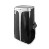 A black and silver Nedis mobile air conditioner is shown against a white background. Produktbild-Vorschau