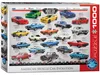 EUROGRAPHICS Puzzle Vývoj amerických pretekárskych áut 1000 Náhľad obrázku produktu 2