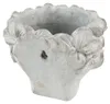 Clayre & Eef bloempot "Kopf", 20x18 cm, grijs, steen Productafbeelding-voorbeeld 3