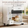 Multifunktionaler Wohnzimmerschränke/Katzenschrank mit Produktbild-Vorschau 6