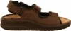Sandales confort pour hommes en marron Voir les images du produit 11
