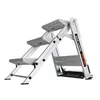 A three-step aluminum ladder with a handrail, shown against a white background. Anteprima dell’immagine prodotto
