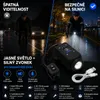 2 v 1 cyklistické světlo s krytím IPX5 a houkačkou o Náhled obrázku produktu 3