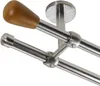 Gardinenstange Set Edelstahl Look Metall Ø 16mm Produktbild-Vorschau 1