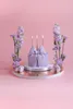 Candele di compleanno 14cm lisce set di 12 candele oro rosa Anteprima dell’immagine prodotto 4