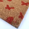 Relaxdays deurmat van kokosvezel, met bloemenmotief, 40 x Productafbeelding-voorbeeld 4