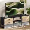 HOMCOM TV Mobile TV con armadio, cassetti e 2 ripiani Anteprima dell’immagine prodotto 5
