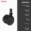 Möbelrad Durchmesser 50mm/40kg, Anlage | Möbelrad | Räder Produktbild-Vorschau 3