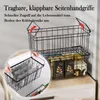 Zimilo 5X Organizér do mrazáku, stohovatelné drátěné koše Náhled obrázku produktu 2