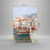 Bilder auf glas - Einteilig - Insel Boote Hafen - 80x120cm Produktbild-Vorschau 3
