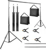 SWANEW 2x2m Pozadí Systém Foto Studio Pozadí Stativ Set Náhled obrázku produktu 1