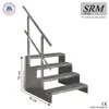 4 Stufen Standtreppe Modell 2 verzinkt, Breite 100 cm, Höhe Produktbild-Vorschau 1