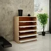 Schuhschrank mit 5 aufklappbaren Schubladen, Schuhregal mit Produktbild-Vorschau 2
