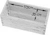 Pflanzkasten Holz mit Vlies 180x42x38cm naturbraun - XXL Produktbild-Vorschau 5