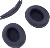 Three blue headphone ear pads and a headband cover are arranged on a white background. Podgląd zdjęcia produktu