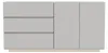 UnboxG, meuble buffet haut brillant blanc, 160x35x76 cm, Voir les images du produit 10