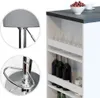 Zestaw stołu barowego Vicco  Antracyt/biały 57 x 80 cm z 2 Podgląd zdjęcia produktu 6
