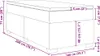 vidaXL Boxspringbett mit Matratze Schwarz 100x200 cm Produktbild-Vorschau 8