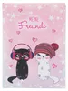 Livre d'amitié « Music for Cats » avec couverture imprimée Voir les images du produit 1