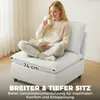 Fotel HOMCOM – fotel wypoczynkowy z szerokim i głębokim Podgląd zdjęcia produktu 5
