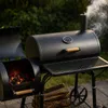 Smoker Grill Holzkohlegrill BBQ Grillwagen Räuchergrill Produktbild-Vorschau 13
