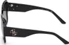 Guess Gu7681 Damen-sonnenbrille Schwarz 54 Frau Schwarz 54 Produktbild-Vorschau 3
