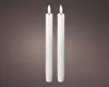 Stabkerze LED 2er-Set - weiß - batteriebetrieben -  Produktbild-Vorschau 1