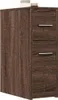vidaXL Badschrank Schmal mit Rollen Eichen-Optik Produktbild-Vorschau 2