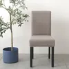 balení 4 moderních elastických potahů na židle, žakárový Náhled obrázku produktu 4
