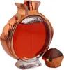 Paco Rabanne Olympéa Intense geöffnet: edler Flakon mit kupferfarbenen Flügelverzierungen und intensiv orangem Parfum. Produktbild-Vorschau