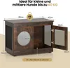 A diagram showing the dimensions of a wooden dog crate. Náhled obrázku produktu