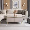A modern living room setting with a sectional sofa, coffee table, and artwork. Náhľad obrázku produktu