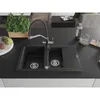 Mexen Gaspar 1,5-Becken-Granitspüle mit Abtropffläche und Produktbild-Vorschau 3