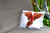 MuchoWow® Outdoor Kissen - Ara - Vogel - Federn - Weiß - Produktbild-Vorschau 2