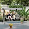 JOIEYOU Hollywoodschaukel 3 Sitzer Gartenschaukel mit Produktbild-Vorschau 3