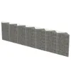 Gabionenwand Verzinkter Stahl 450×30×100 cm Produktbild-Vorschau 1