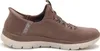 A side view of a single brown sneaker. Produktbild-Vorschau