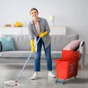HOMCOM Vozík na čistenie, vedro na čistenie, pojazdné Náhľad obrázku produktu 2