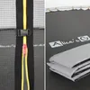 sweeek - Trampolin Ø490cm mit Sicherheitsnetz - Grau Produktbild-Vorschau 4