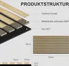 Aopunly Akustikpaneel MDF Wandverkleidung Natur Akustik Produktbild-Vorschau 2